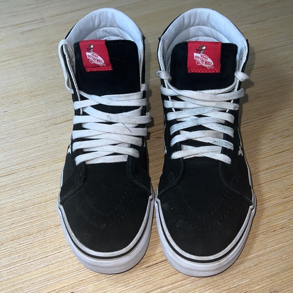 Vans X Peanuts Sk8-Hi Reissue Suede/Canvas Sneakers Size 8.5 Woman's - Picture 3 of 12